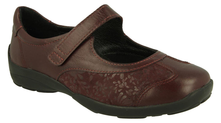 Womens Wide Fit DB Winnipeg Sandals in Black / Stretch - Image 1