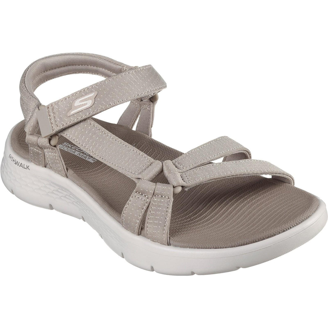Women's Wide Fit Skechers 141451 Go Walk Flex Sublime Sandals in Navy - Image 6