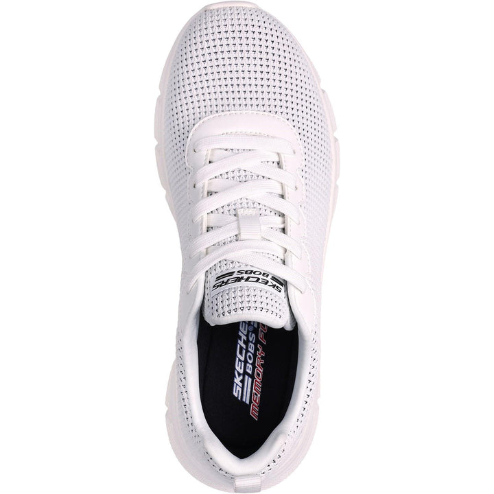 Women's Wide Fit Skechers 117346 Bobs Sport B Flex Visionary Essence Trainers in Black - Image 1