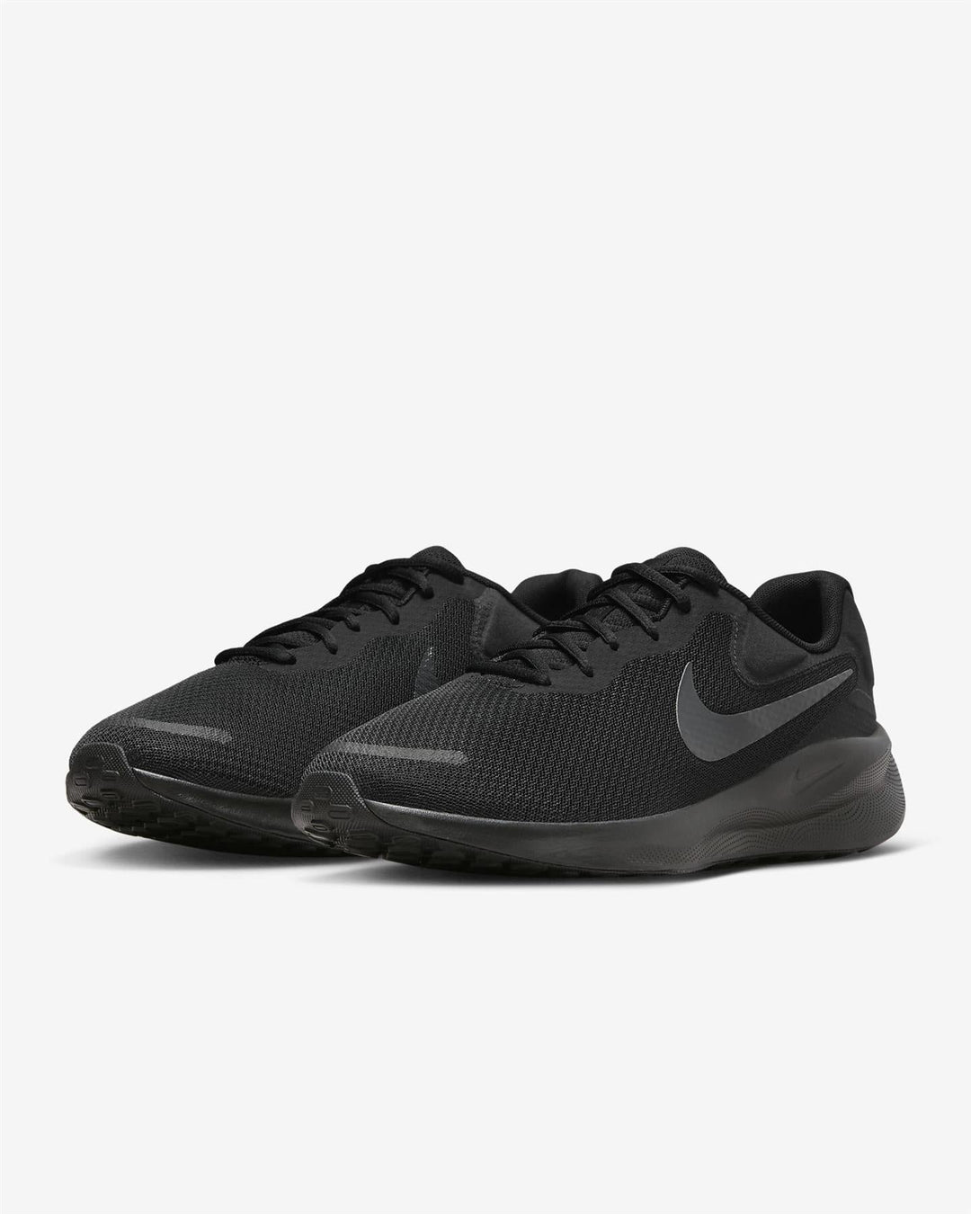 Women's Wide Fit Nike FB8501-001 Revolution 7 Running Trainers in Black - Image 3