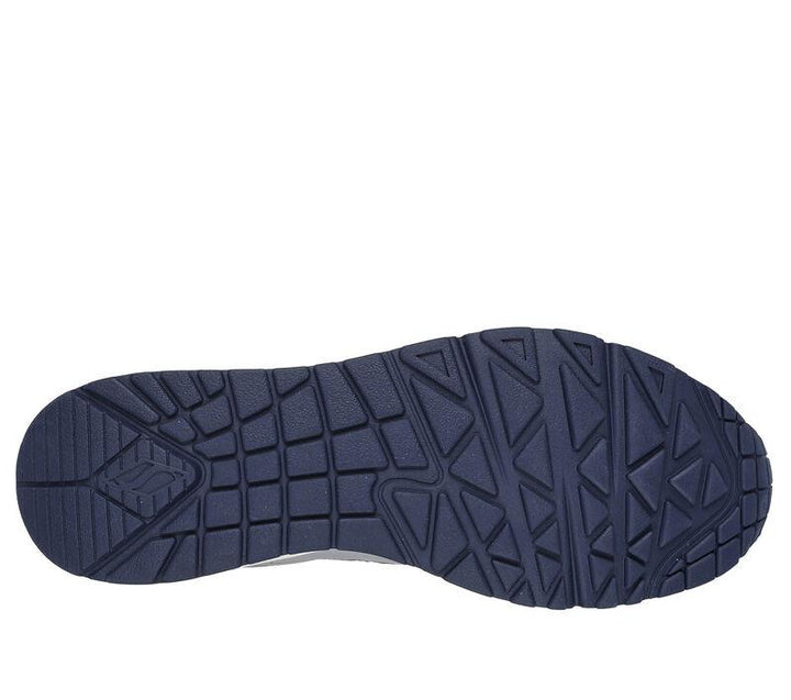 Men's Wide Fit Skechers 183020 Uno Retro One Trainers - Grey in Grey - Image 1