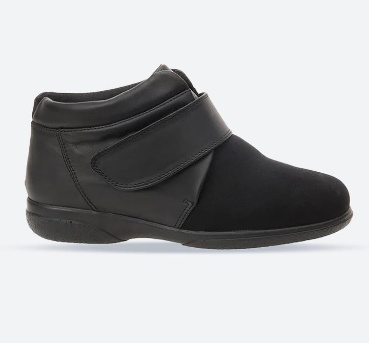 Women's Wide Fit Cosyfeet Julia Ankle Boots in Black - Image 1