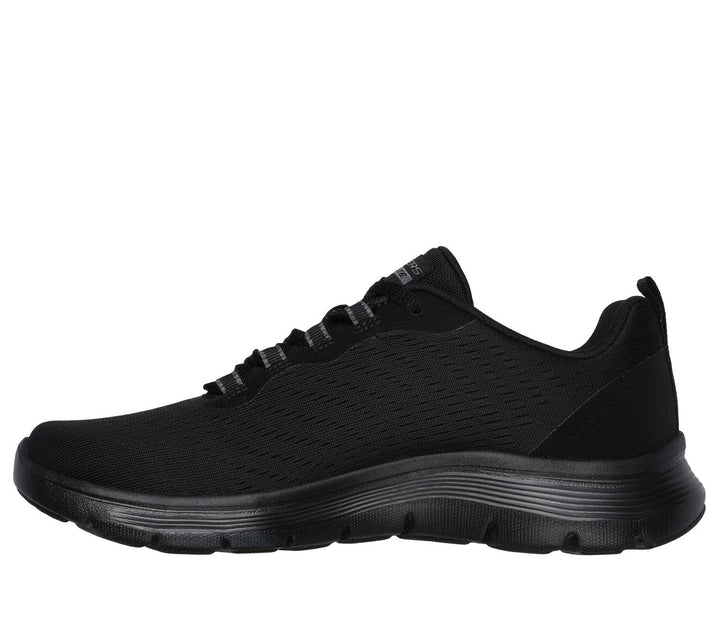 Women's Wide Fit Skechers 150201W Flex Appeal 5.0 New Path Trainers in Navy/Blue - Image 1