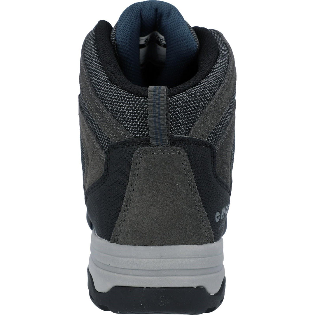 Men's Wide Fit Hi-Tec Storm Hiking Boots in Charcoal/Grey - Image 7