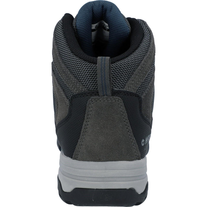Men's Wide Fit Hi-Tec Storm Hiking Boots in Charcoal/Grey - Image 1