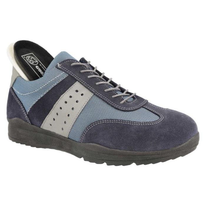 Men's Wide Fit DB Sequoia Trainers in Black Suede / Leather / Textile - Image 7