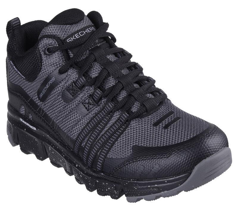 Women's Wide Fit Skechers 180186 Summits At Wynnwood Hiking Trainer Boots in Charcoal/Black - Image 3