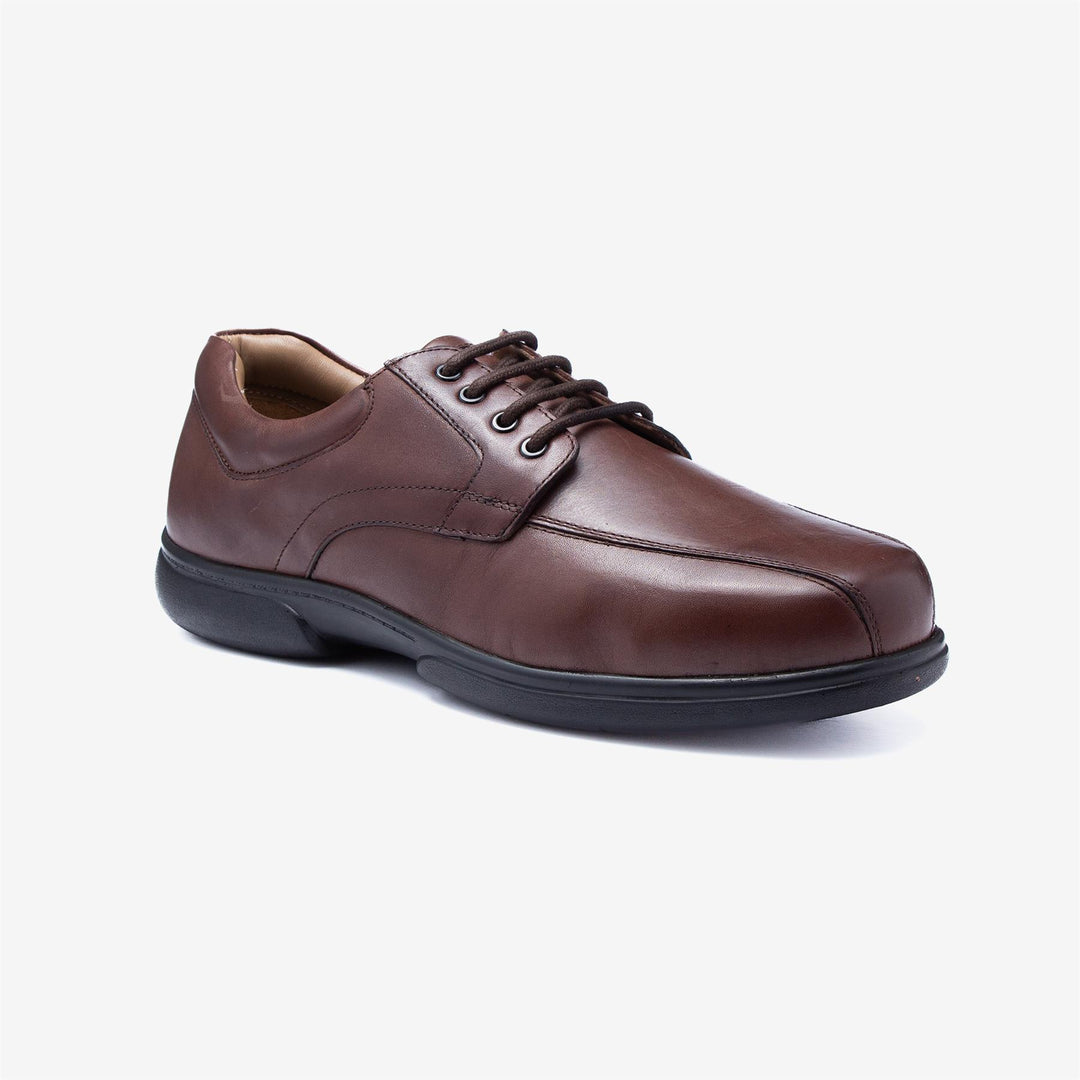 Mens Wide Fit Tredd Well Ross Shoes in Black - Image 11