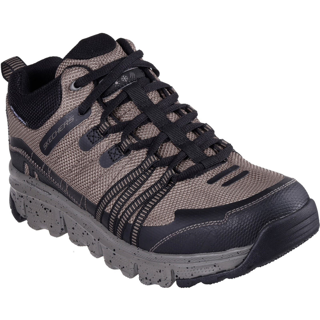 Men's Wide Fit Skechers 237701 At Summits Canobie Trainers in Black - Image 8
