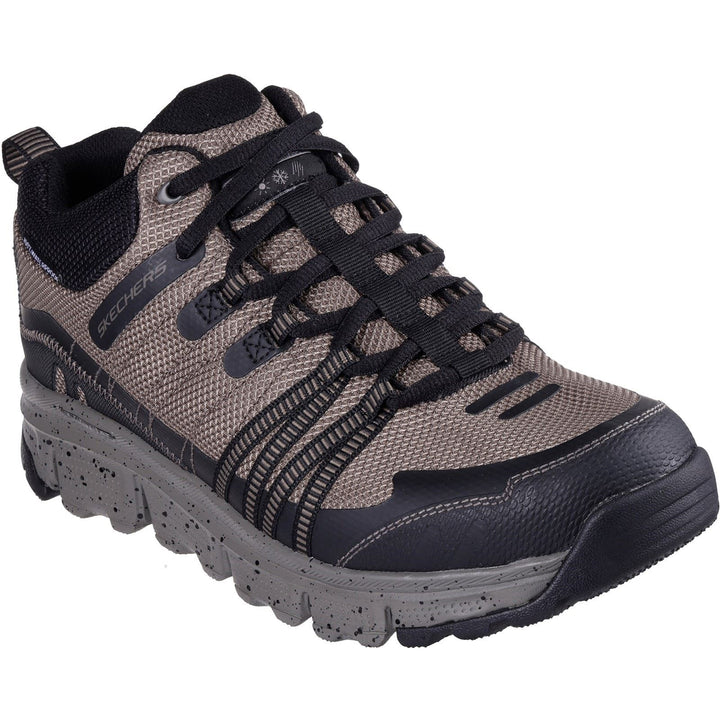 Men's Wide Fit Skechers 237701 At Summits Canobie Trainers in Black - Image 1