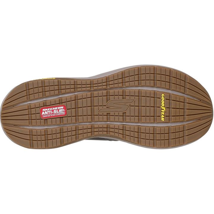 Men's Wide Fit Skechers 217000 Slip-ins Go Walk Stability 2.0 Trainers in Dark Taupe - Image 1