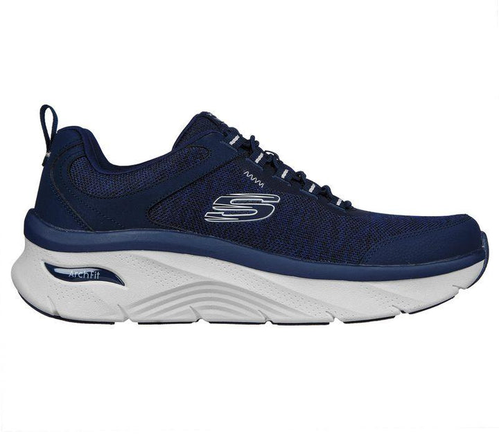 Men's Wide Fit Skechers Relaxed Fit 232503 Arch Fit D'Lux Greeley Trainers in Navy - Image 1