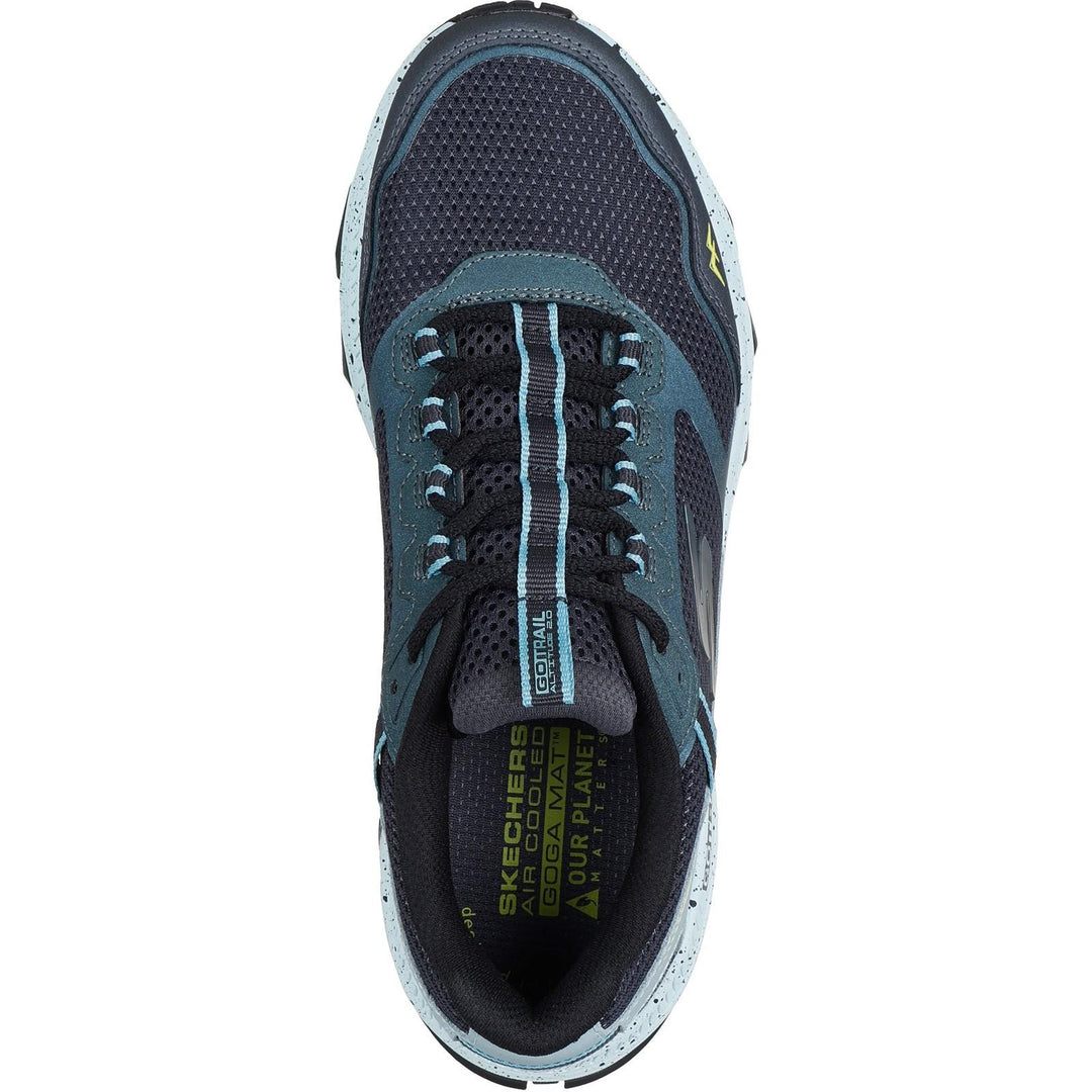 Women's Wide Fit Skechers 129525 Gorun Trail Altitude 2.0 Ravine Trainers in Navy/Aqua - Image 5