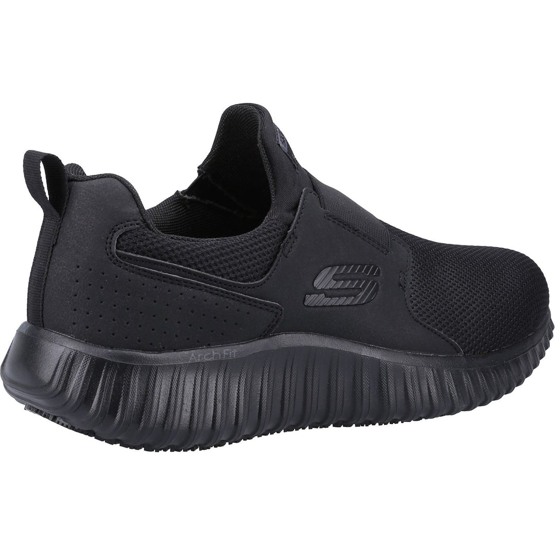 Men's Wide Fit Skechers 200027EC Cicades Occupational Trainers in Black - Image 4