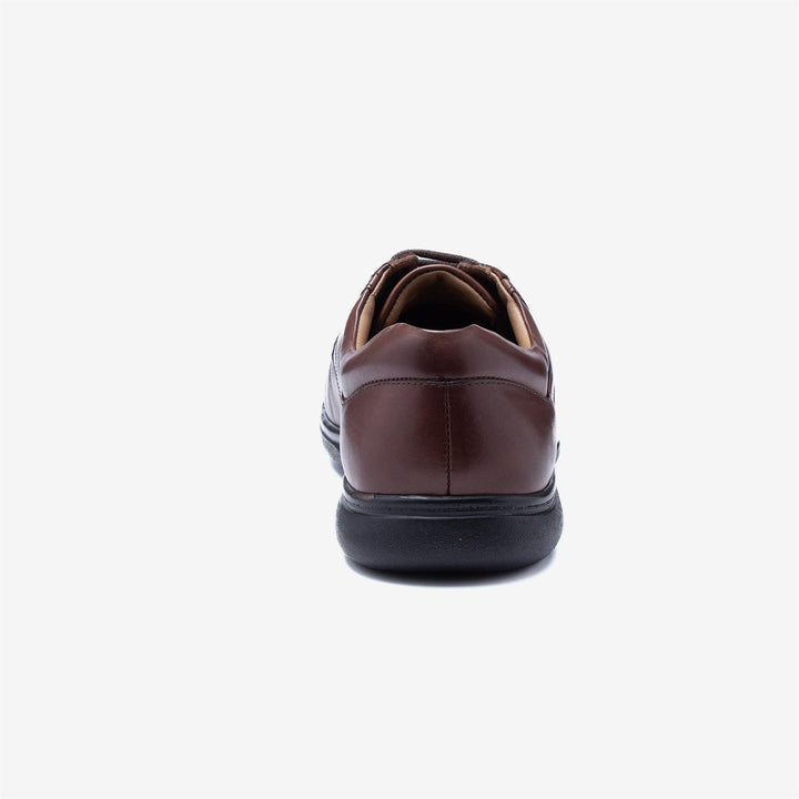 Mens Wide Fit Tredd Well Ross Shoes in Black - Image 1