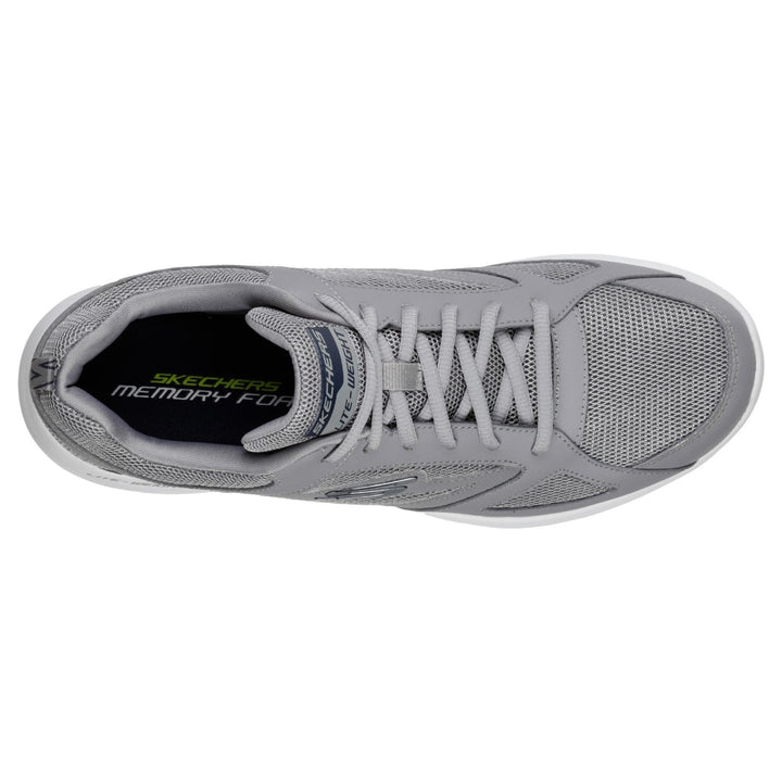 Men's Wide Fit Skechers 58363 Dynamight 2.0 Fallford Trainers in Black - Image 1