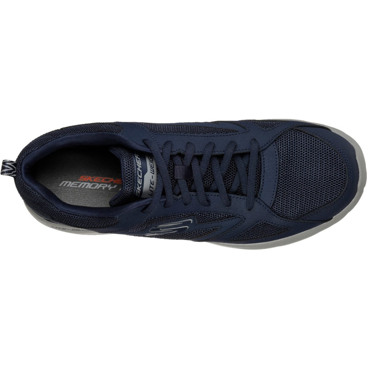 Men's Wide Fit Skechers 58363 Dynamight 2.0 Fallford Trainers in Black - Image 1