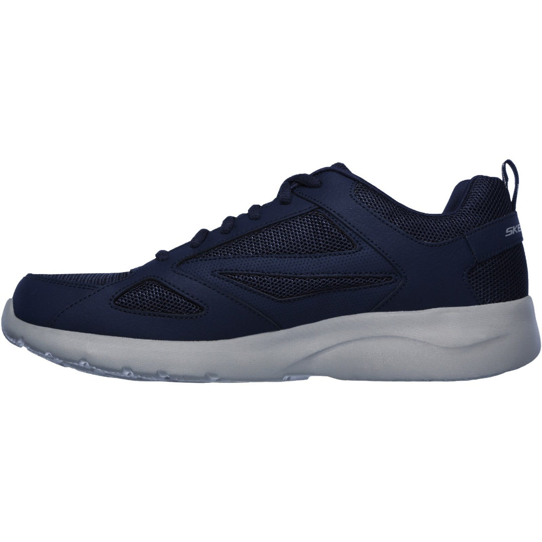 Men's Wide Fit Skechers 58363 Dynamight 2.0 Fallford Trainers in Black - Image 10
