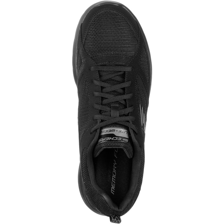 Men's Wide Fit Skechers 58363 Dynamight 2.0 Fallford Trainers in Black - Image 1