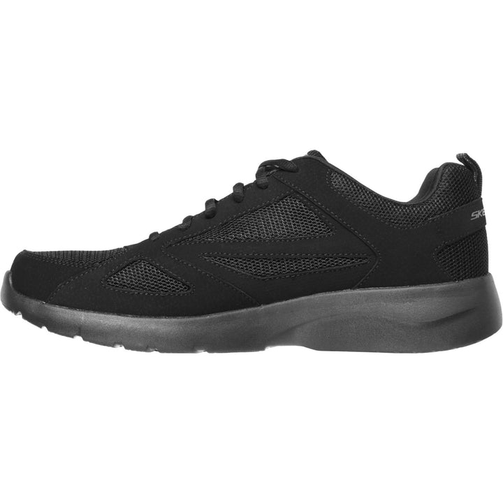 Men's Wide Fit Skechers 58363 Dynamight 2.0 Fallford Trainers in Black - Image 1