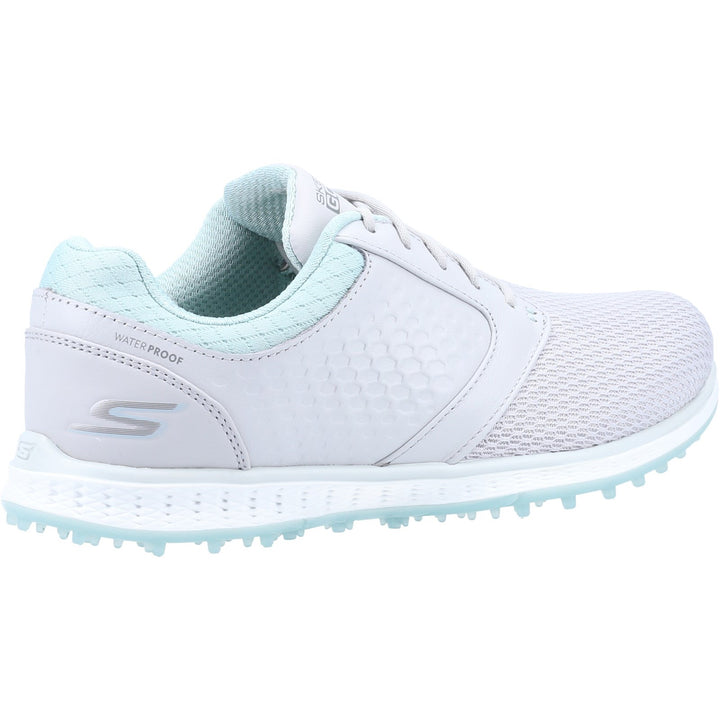 Womens Wide Fit Skechers 17003 Go Golf Elite 3 Grand Sports Trainers in Navy/Pink - Image 1
