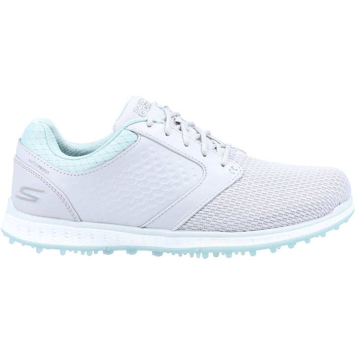 Womens Wide Fit Skechers 17003 Go Golf Elite 3 Grand Sports Trainers in Navy/Pink - Image 1