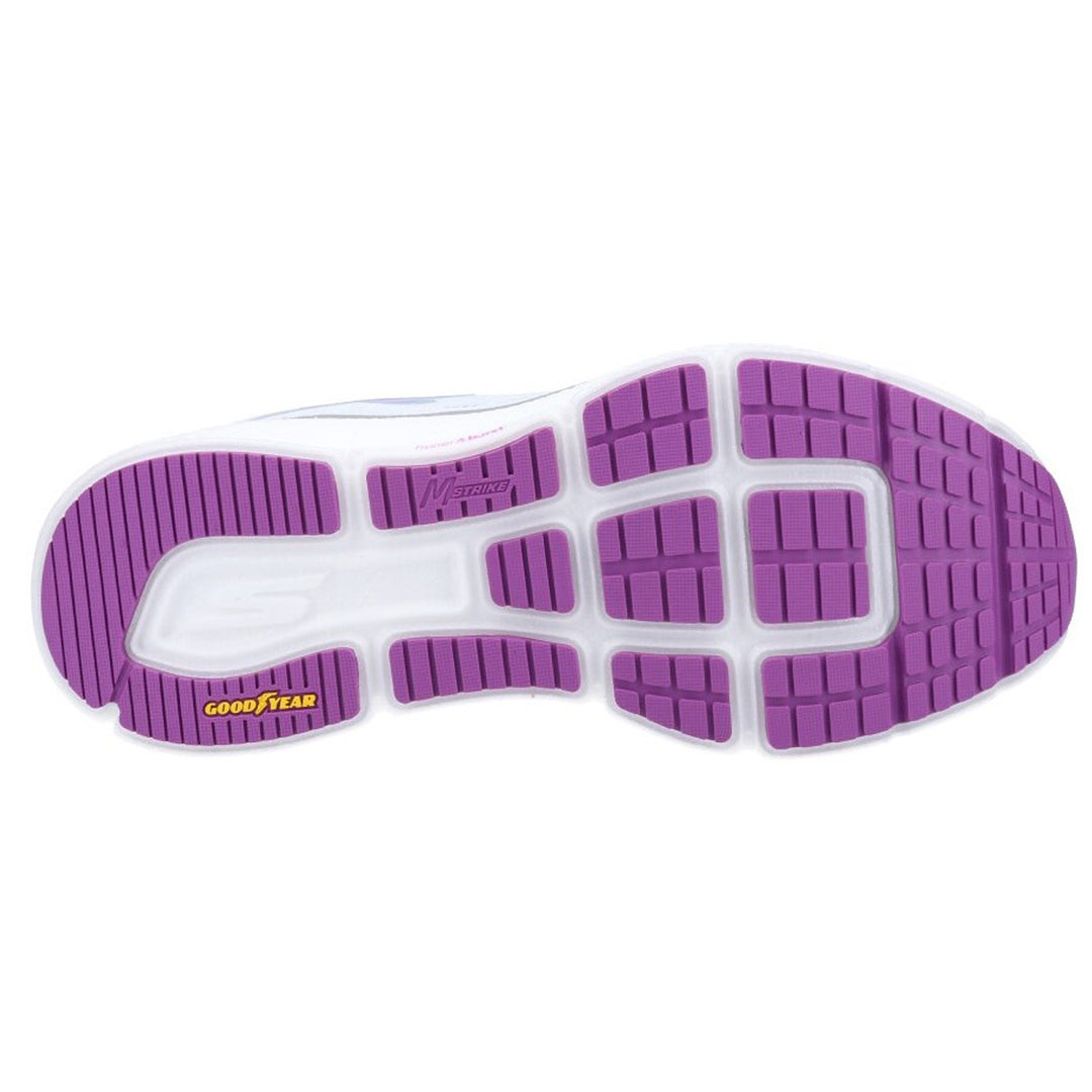 Women's Wide Fit Skechers 172005 Go Run Ride 9 Trainers in Navy/Purple - Image 5