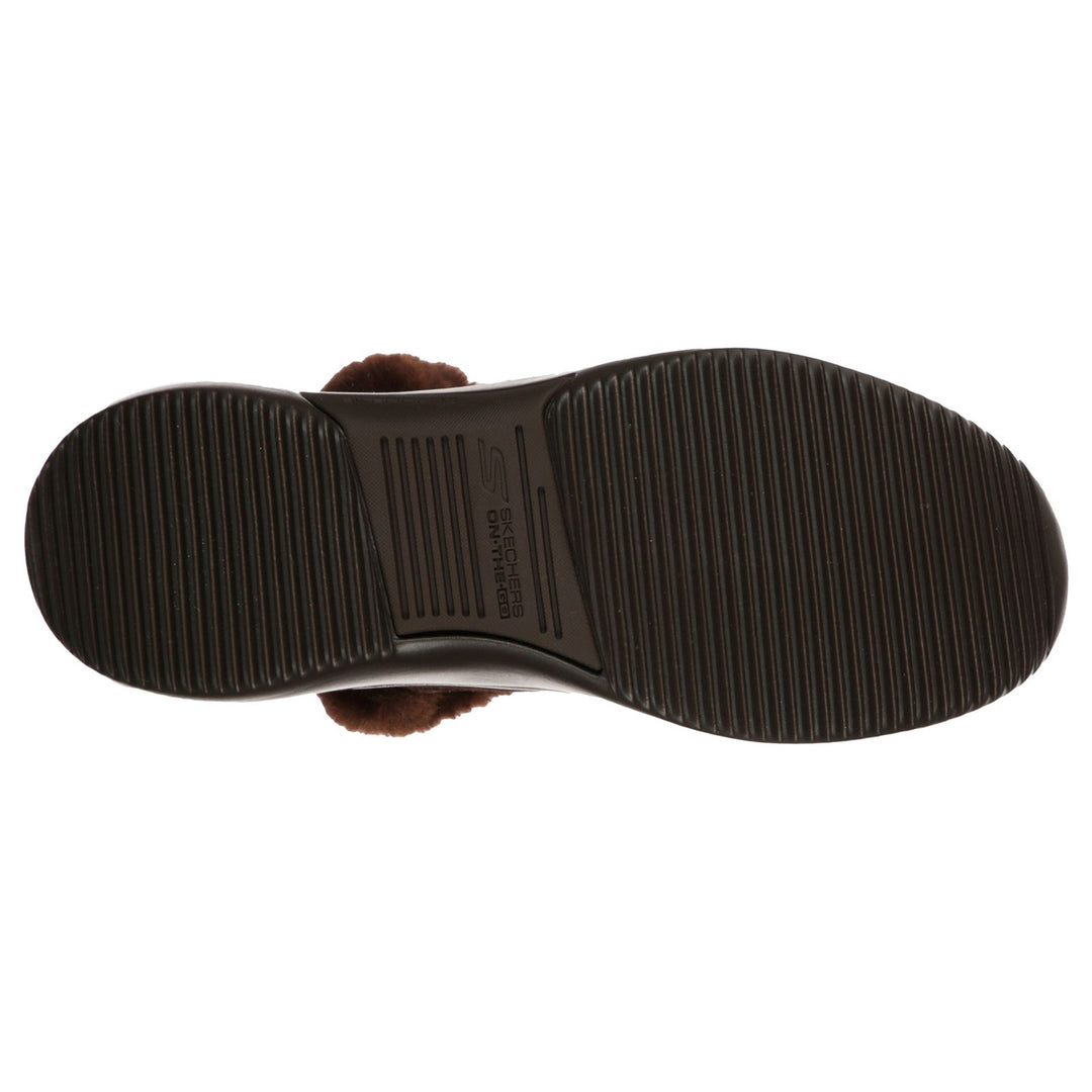 Women's Wide Fit Skechers 144250 On The Go Midtown So Plush Boots in Chocolate - Image 6