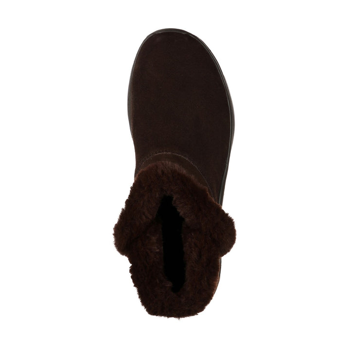 Women's Wide Fit Skechers 144250 On The Go Midtown So Plush Boots in Chocolate - Image 1