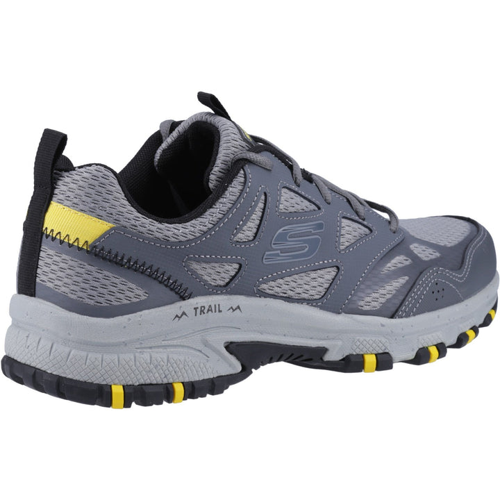 Men's Wide Fit Skechers 237265 Hillcrest outdoor trail Walking Trainers - Charcoal/Black in Charcoal/Black - Image 1