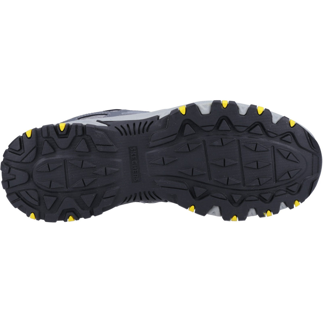 Men's Wide Fit Skechers 237265 Hillcrest outdoor trail Walking Trainers - Charcoal/Black in Charcoal/Black - Image 7