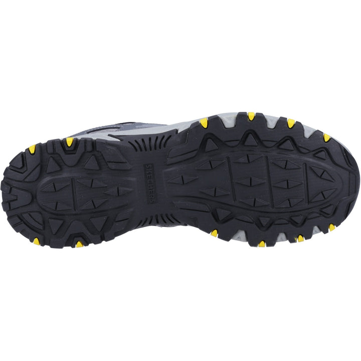 Men's Wide Fit Skechers 237265 Hillcrest outdoor trail Walking Trainers - Charcoal/Black in Charcoal/Black - Image 1