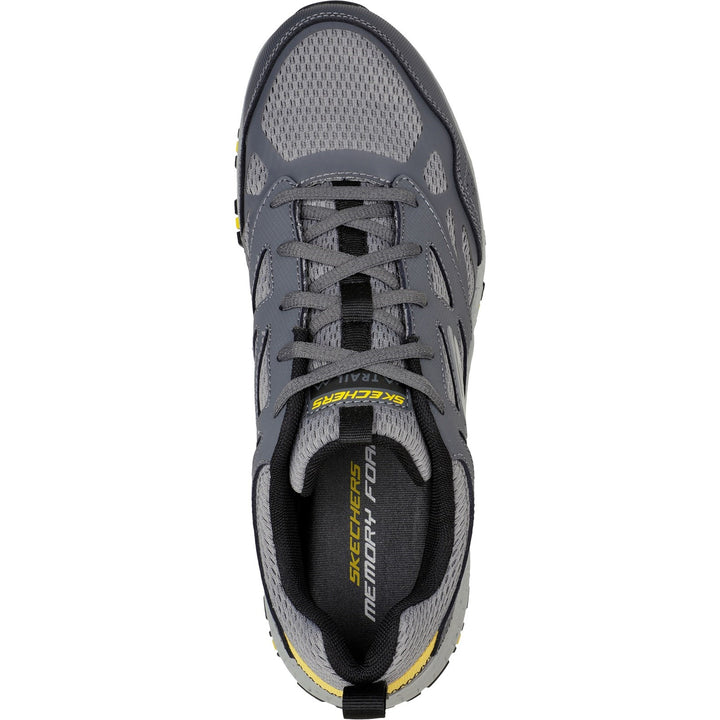 Men's Wide Fit Skechers 237265 Hillcrest outdoor trail Walking Trainers - Charcoal/Black in Charcoal/Black - Image 1