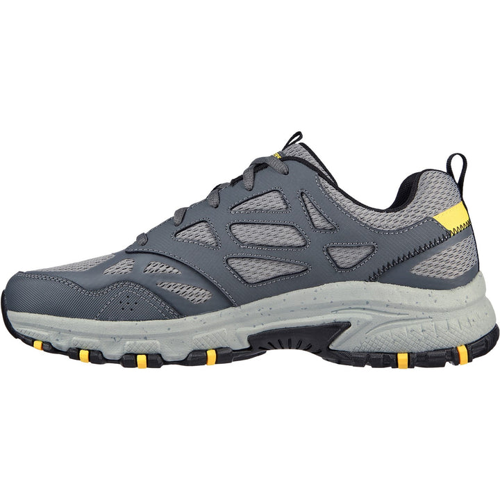 Men's Wide Fit Skechers 237265 Hillcrest outdoor trail Walking Trainers - Charcoal/Black in Charcoal/Black - Image 1