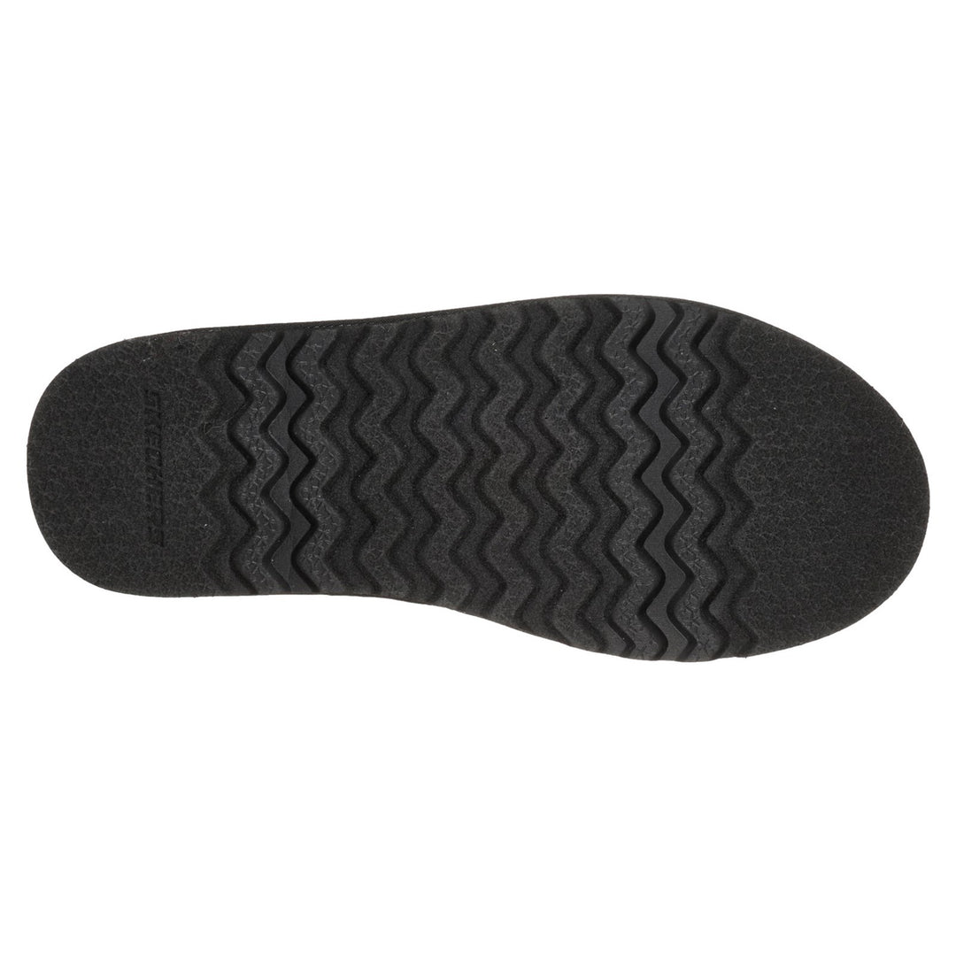 Men's Relaxed Fit Skechers 66094 Renten Palco Slippers in Black - Image 7