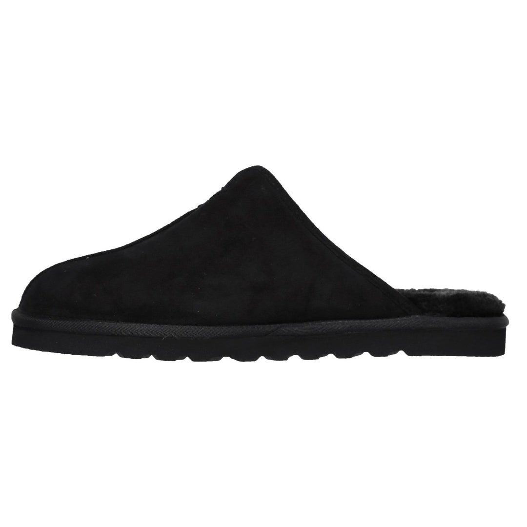 Men's Relaxed Fit Skechers 66094 Renten Palco Slippers in Black - Image 4