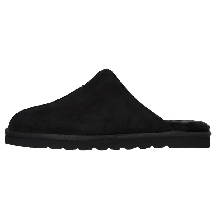 Men's Relaxed Fit Skechers 66094 Renten Palco Slippers in Black - Image 1