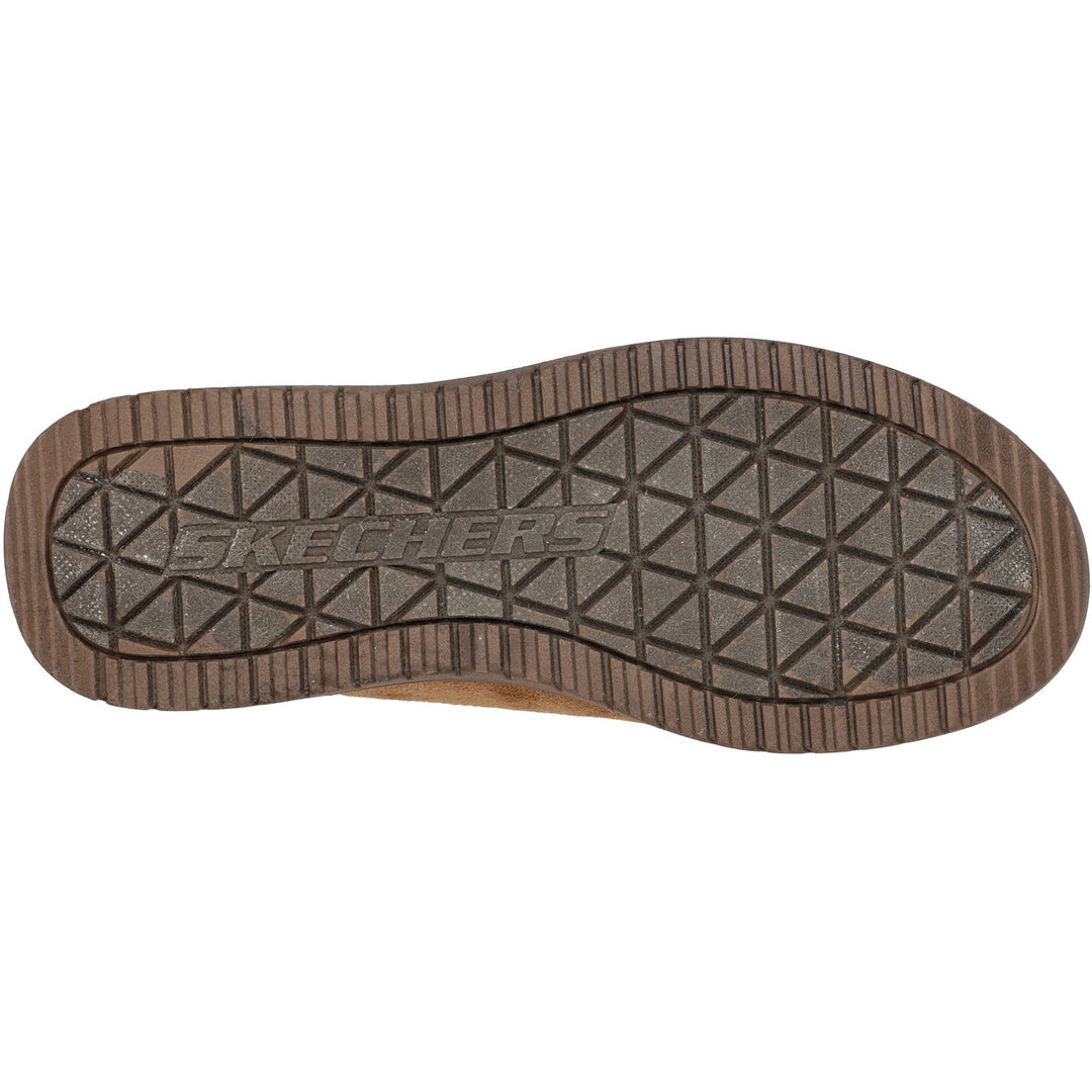 Men's Relaxed Fit Skechers 204636 Murette Garvanza Slippers in Chocolate - Image 11