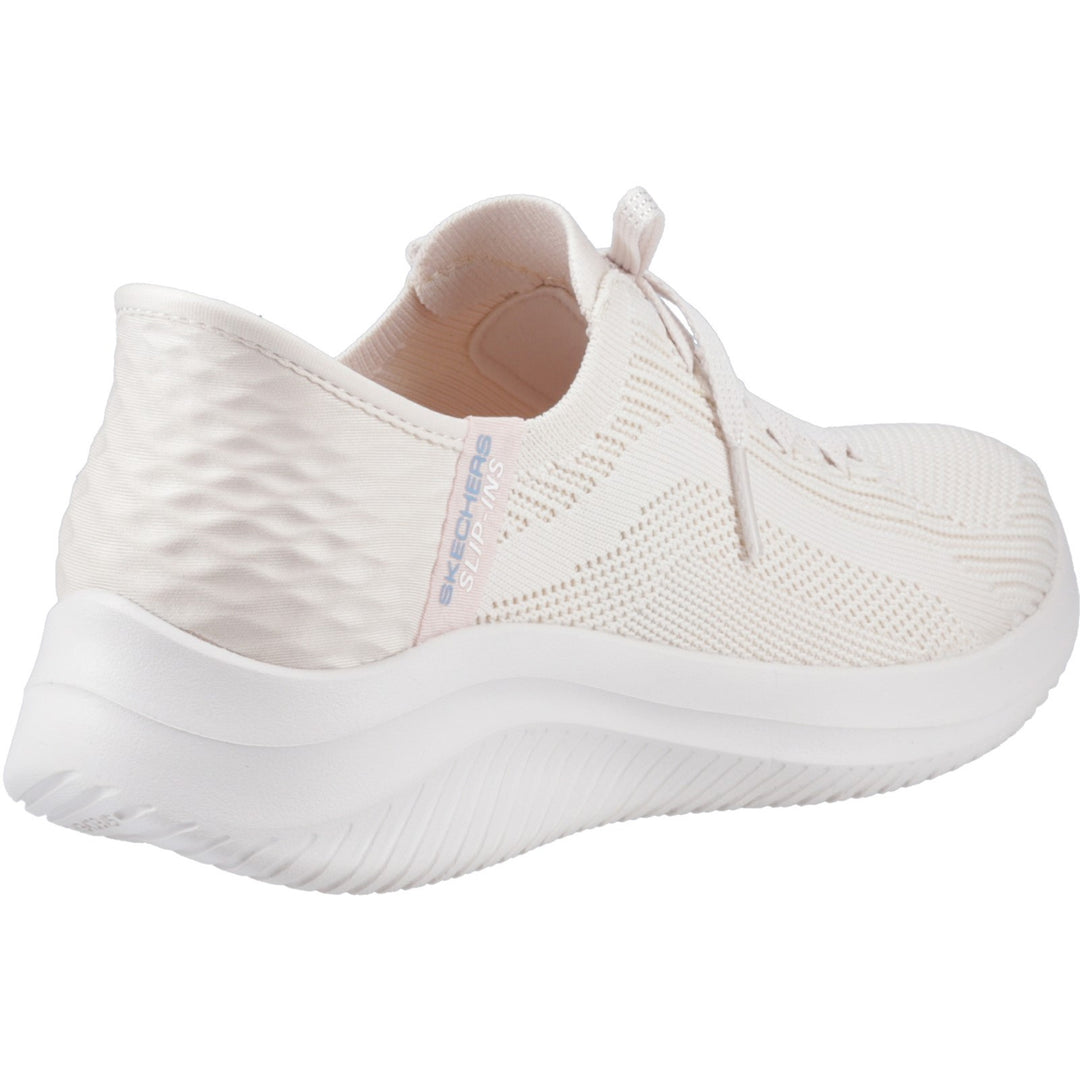 Women's Wide Fit Skechers Slip-ins 149710 Ultra Flex 3.0 Brilliant Path Trainers in Black - Image 11