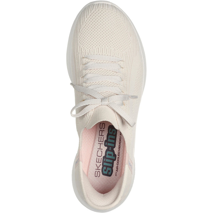 Women's Wide Fit Skechers Slip-ins 149710 Ultra Flex 3.0 Brilliant Path Trainers in Black - Image 1