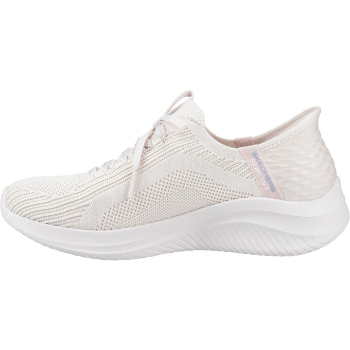 Women's Wide Fit Skechers Slip-ins 149710 Ultra Flex 3.0 Brilliant Path Trainers in Black - Image 1