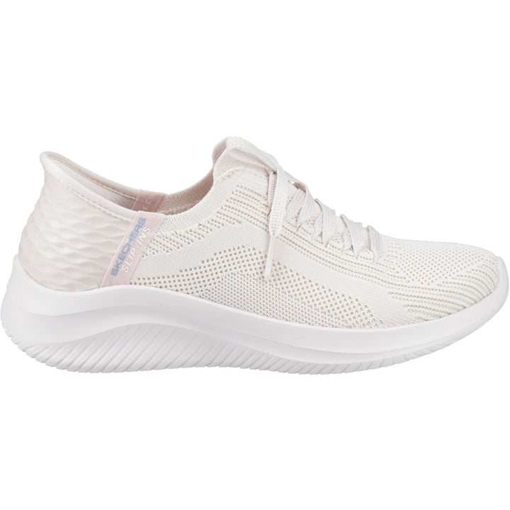 Women's Wide Fit Skechers Slip-ins 149710 Ultra Flex 3.0 Brilliant Path Trainers in Black - Image 1