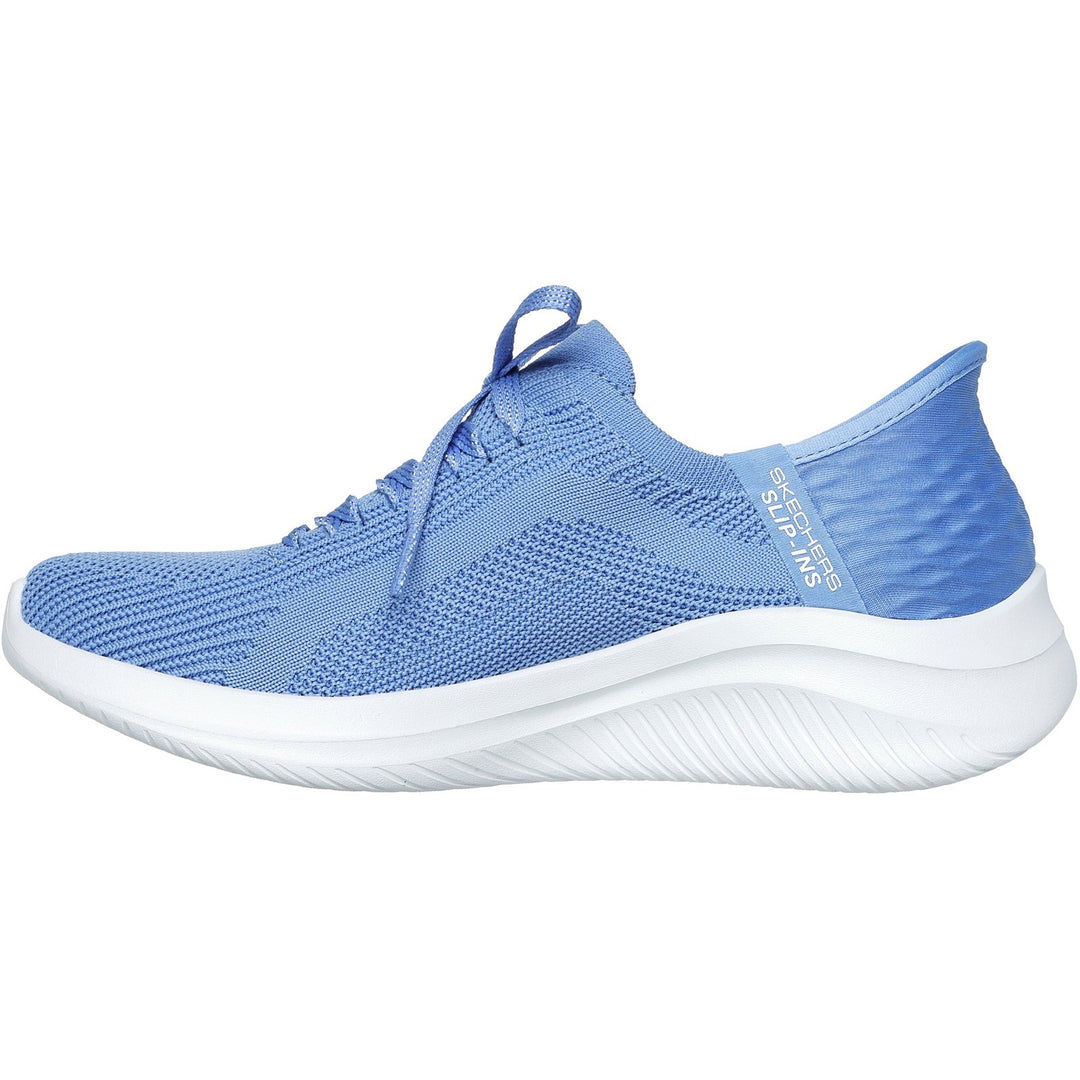 Women's Wide Fit Skechers Slip-ins 149710 Ultra Flex 3.0 Brilliant Path Trainers in Black - Image 16