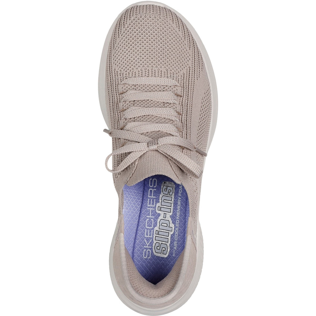 Women's Wide Fit Skechers Slip-ins 149710 Ultra Flex Brilliant Path Trainers in Black - Image 31