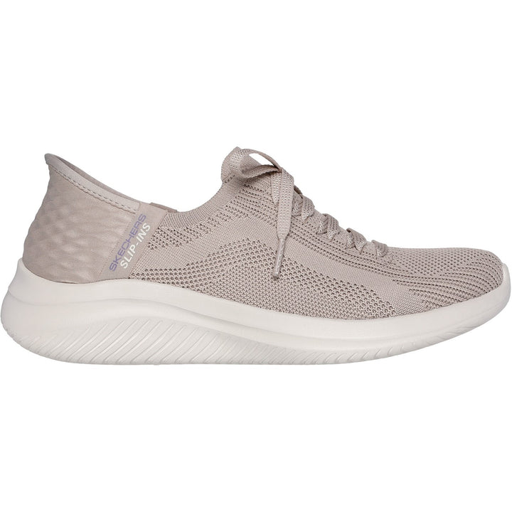 Women's Wide Fit Skechers Slip-ins 149710 Ultra Flex Brilliant Path Trainers in Black - Image 1