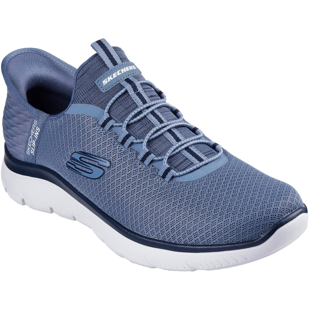 Men's Wide Fit Skechers Slip-ins 232457 Summits High Range Trainers in Taupe - Image 3