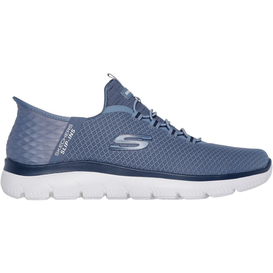 Men's Wide Fit Skechers Slip-ins 232457 Summits High Range Trainers in Taupe - Image 2