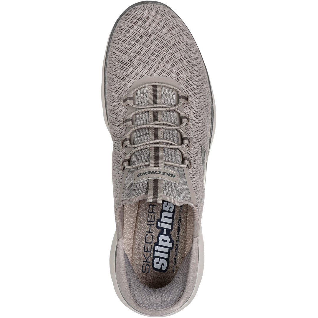 Men's Wide Fit Skechers Slip-ins 232457 Summits High Range Trainers in Taupe - Image 10