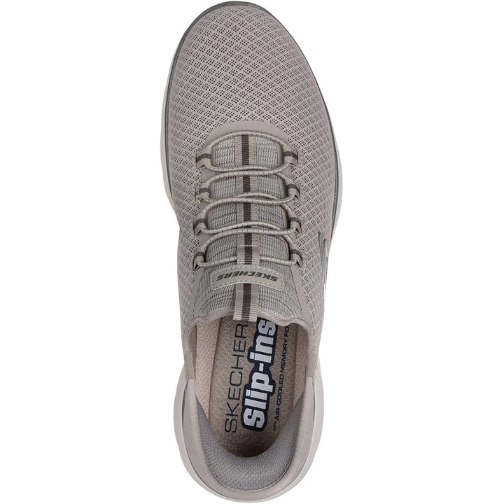 Men's Wide Fit Skechers Slip-ins 232457 Summits High Range Trainers in Taupe - Image 1