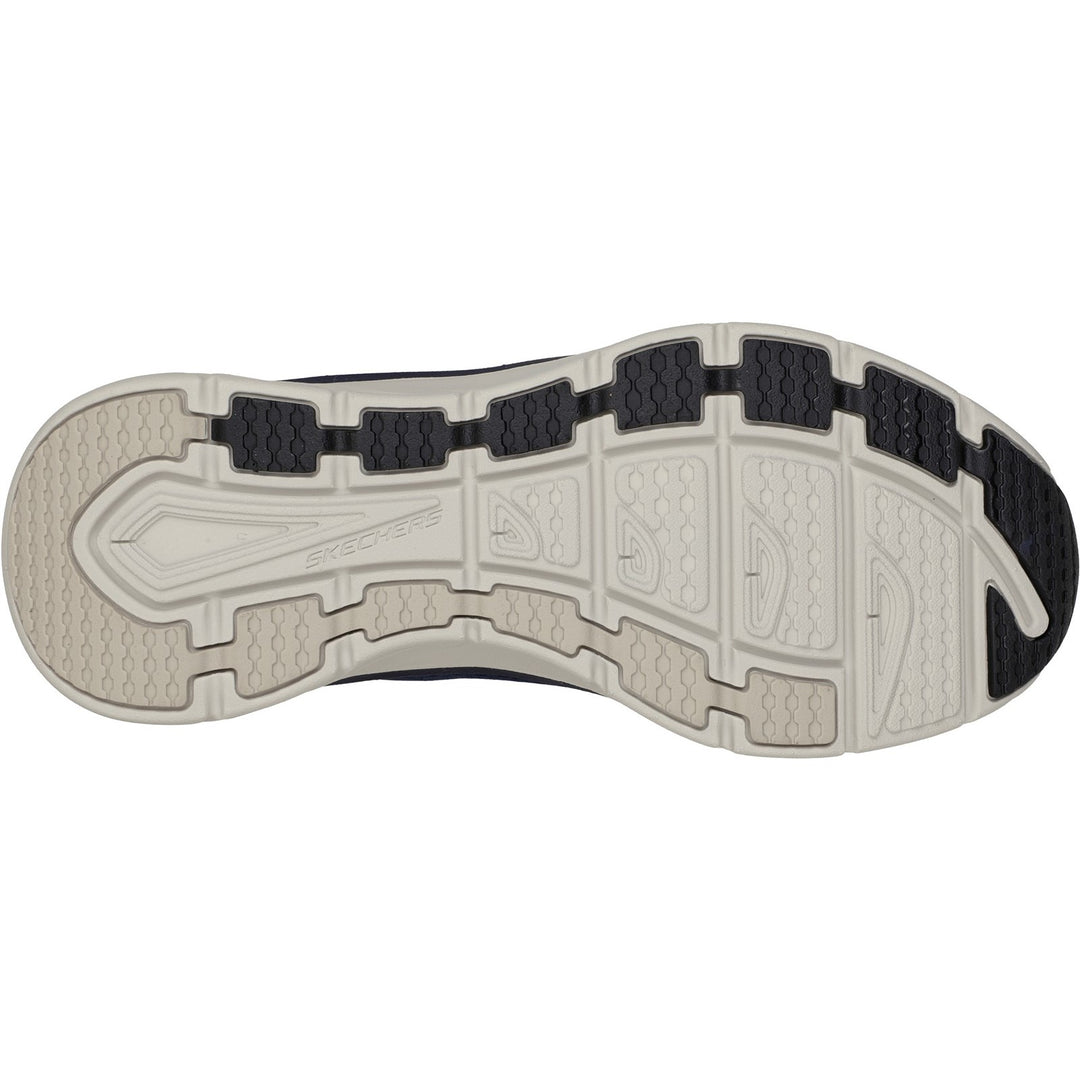 Men's Wide Fit Skechers 232364 Relaxed Fit D'Lux Walker Meerno Trainers in Navy - Image 12